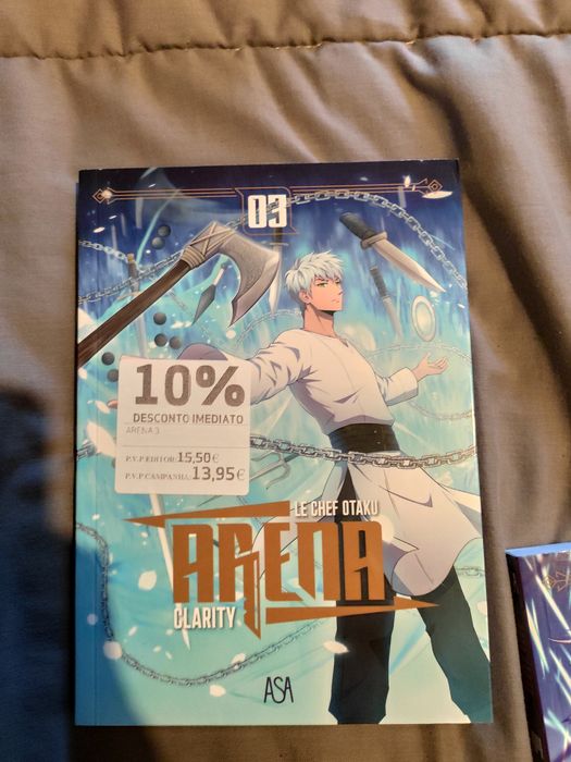 Arena Le Chef Otaku volumes 1 a 4 em português