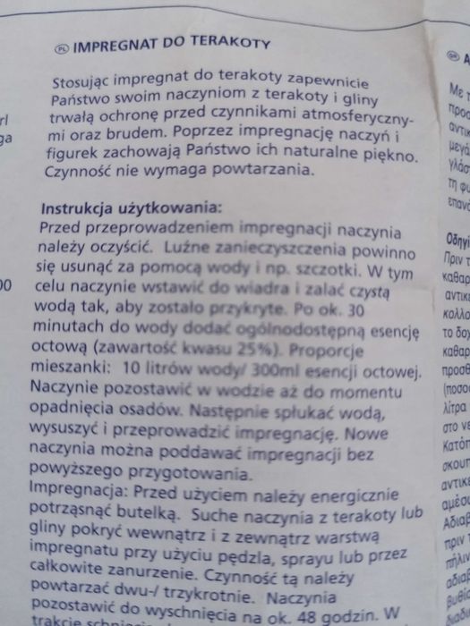 Impregnat do terakoty i gliny WENKO