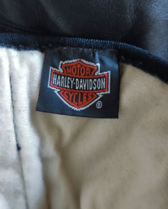 Rękawiczki skórzane Harley Davidson S