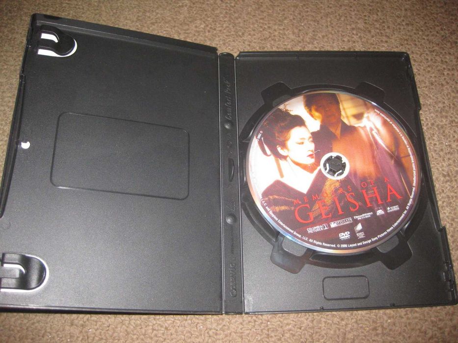 DVD "Memórias de uma Gueixa" com Zhang Ziyi
