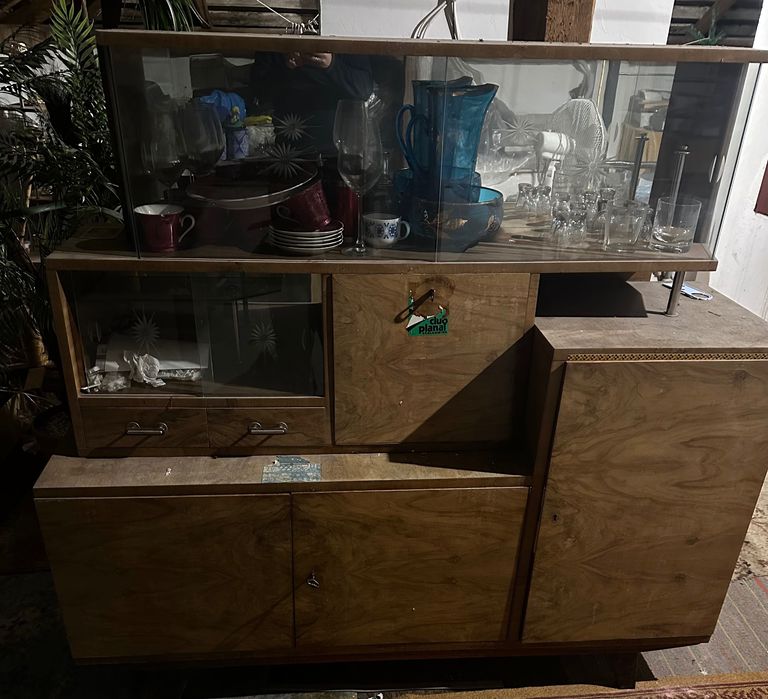 Kredens barek segment witryna PRL