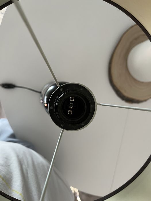 Candeeiro de Mesa Preto - Gato Preto -