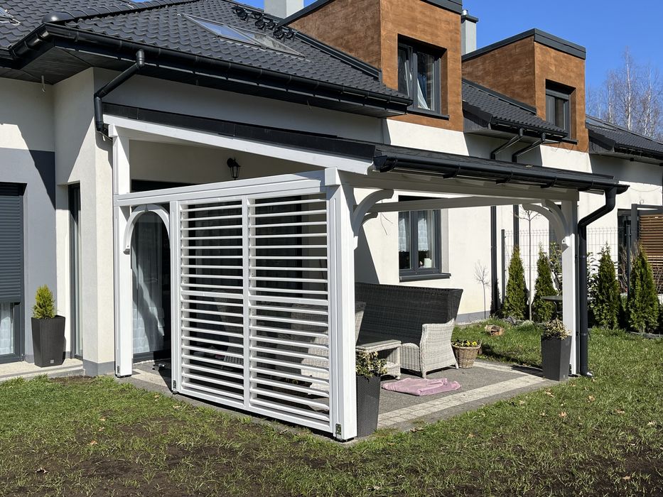 Pergola, zadaszenie tarasu, poliwęglan, wiaty,KVH