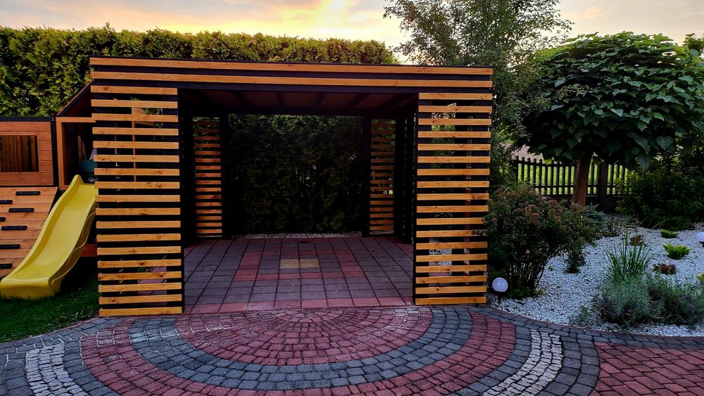 Nowoczesna Altana Ogrodowa ATENA 3x3