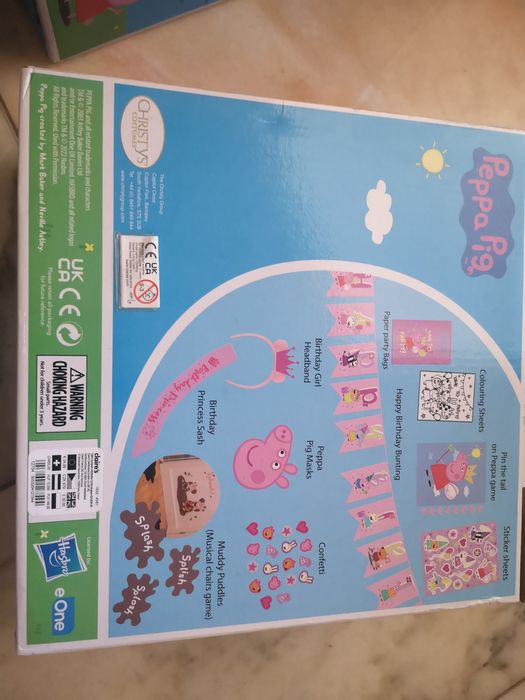 Porquina peppa set party box(Artigo único)