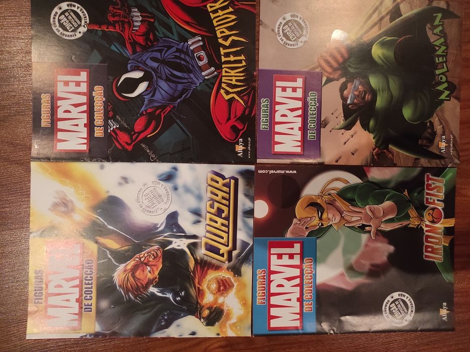 Magazines eaglemoss figuras de chumbo Marvel