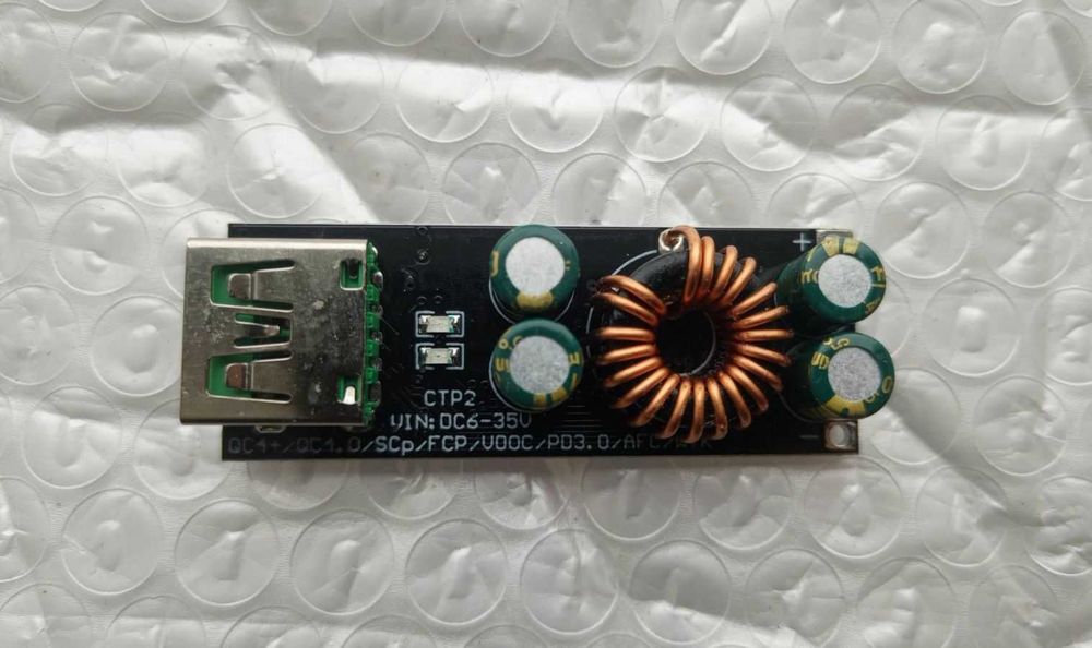 SW3516 быстрая зарядка 65 W выход напряжение 5/9/12/20V ток до 3 А