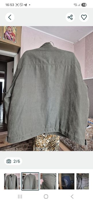 Куртка чоловіча колір хаки