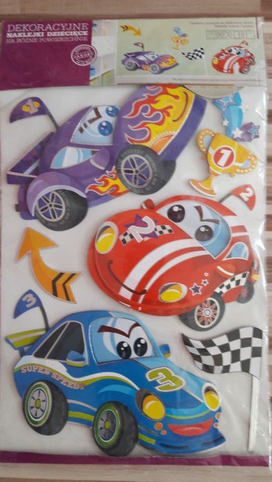Naklejki piankowe Auta w opakowaniu