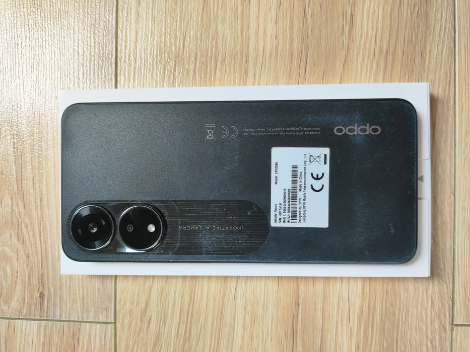 OPPO A78 128 GB czarny – bardzo dobry stan, komplet akcesoriów