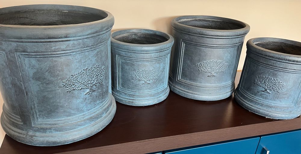 Donice zestaw 4 sztuki