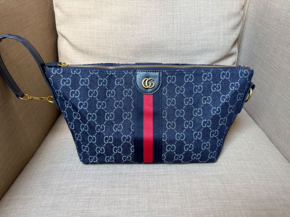 Torba Torebka Kosmetyczka Gucci materiałowa