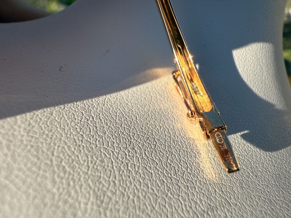 Браслет з діамантами 0,28 Сертифікат, вага 7,72 гр рожеве золото