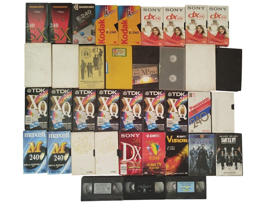 Kasety VHS 38 sztuk