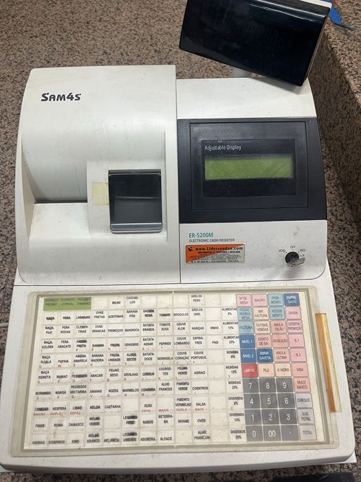 Caixa Registradora SAM4S ER-5200M Eletrónica
