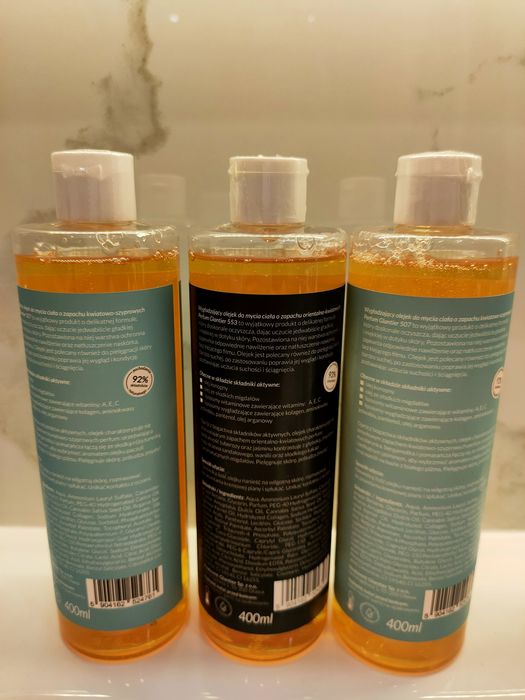 Perfumowane olejki do mycia ciała