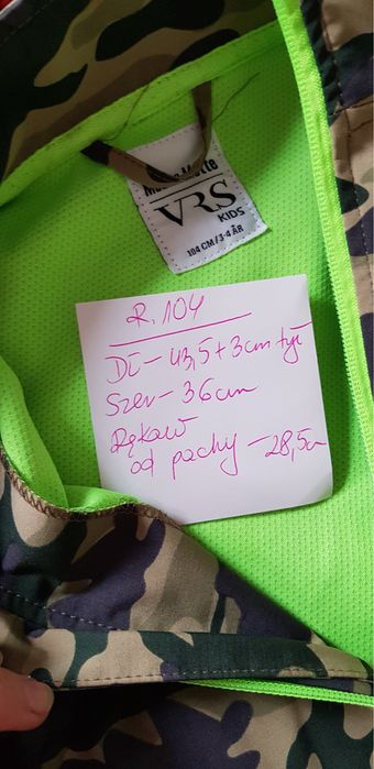 Softshell dla chłopca moro r 104