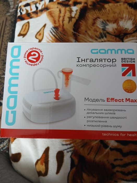 Продам Небулайзер (Інгалятор домашній) компресорний Gamma Effect Max