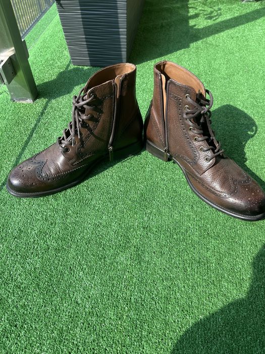 Buty sztyblety prawdziwa mocna skóra 41 Zara