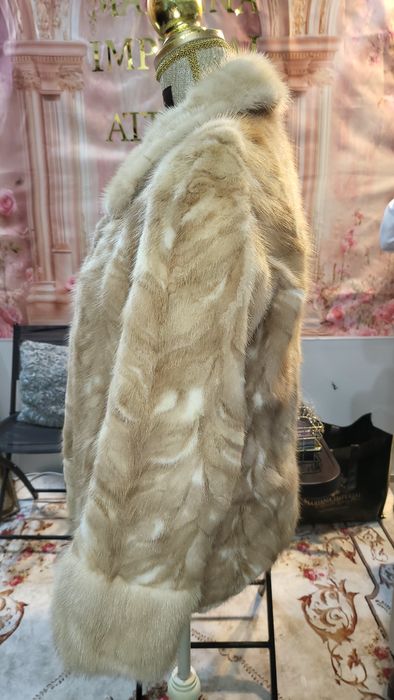 Casaco Vison Pérola/ autêntico