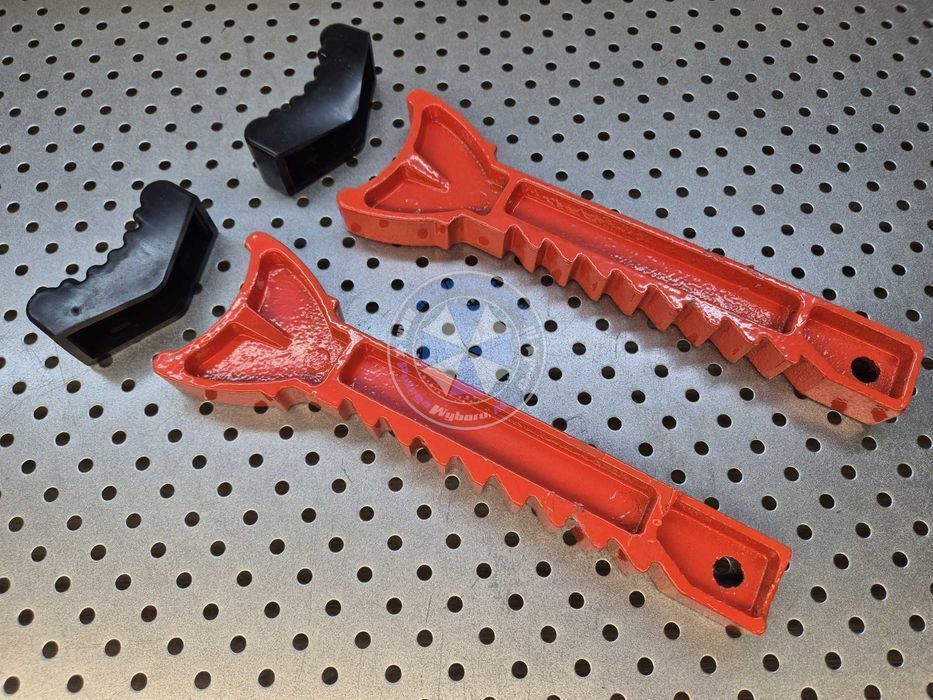 Podpory pod samochód 4 tony gumy zabezpieczenie kobyłki warsztatowe