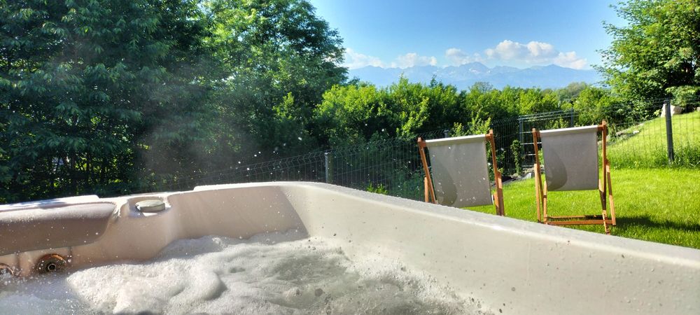 Domek z jacuzzi na wyłączność