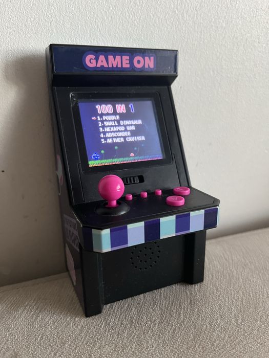 Gra, konsola, retro, arcade, 100 w 1 mini