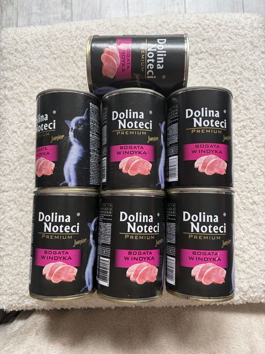 7 puszek karmy dla kota Dolina Noteci Premium Junior Indyk