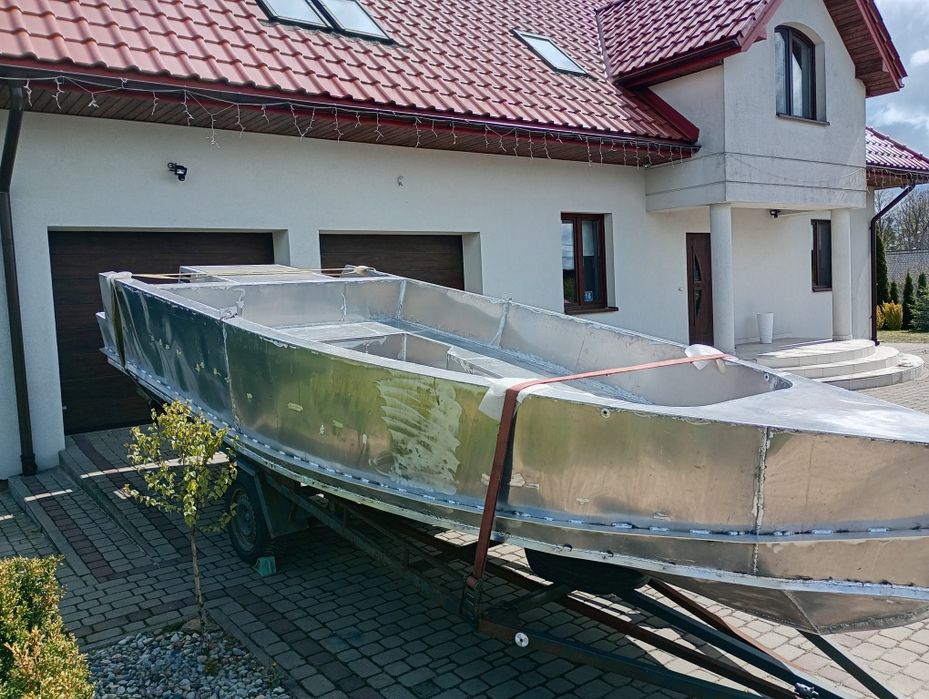 Łódka łódź motorówka z aluminium 6,25 m