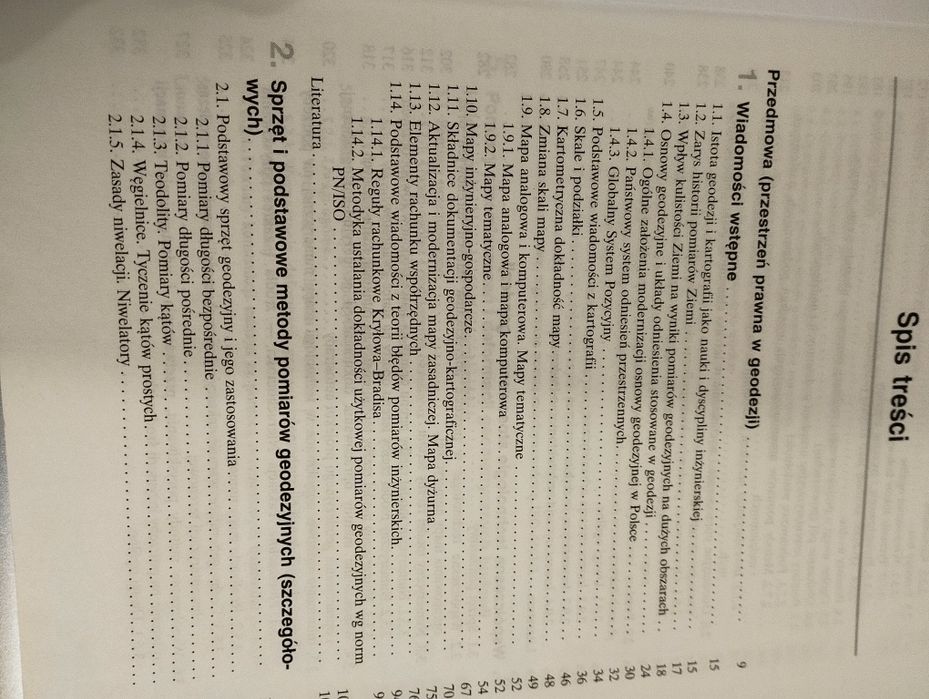 Geodezja dla kierunków niegeodezyjnych