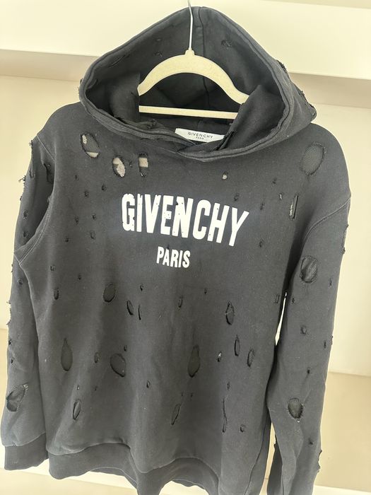 Bkuza z kapturem dziury orzetargia Givenchy M