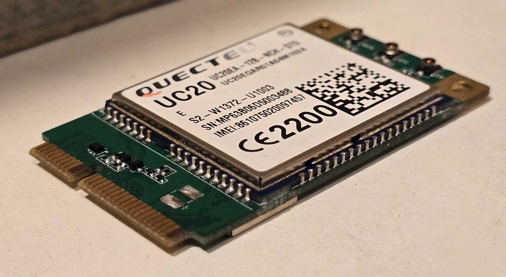 moduł radiowy Quectel UC20 MiniPCIe UMTS/HSPA+