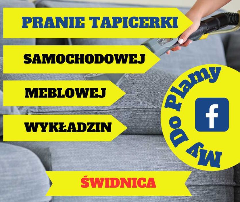 Pranie Tapicerki Meblowej, Samochodowej, Wykładzin