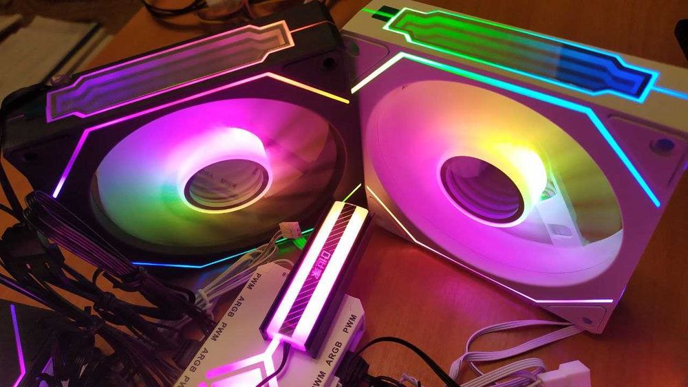 Кулери Вентилятори PRISM 4/7 PRO 120мм ARGB контролер M.2 ARGB