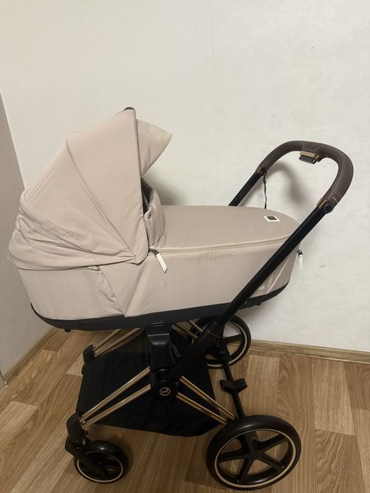 Візочок Cybex Priam 4.0 Cozy Beige Rose Gold 2 в 1