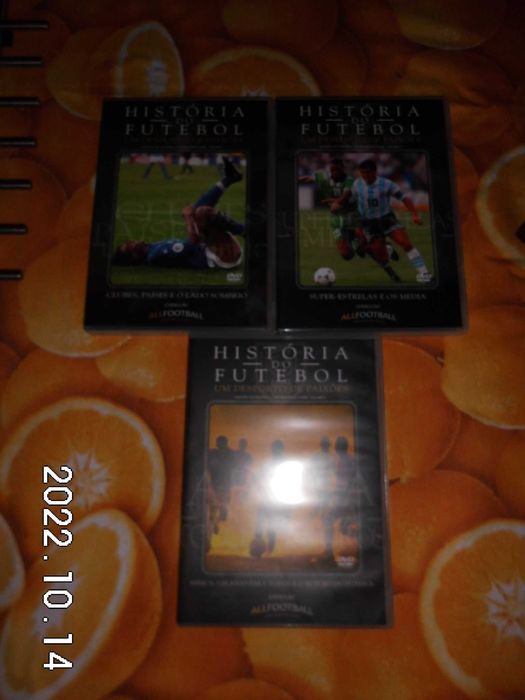 Varios DVD´S sobre a Historia do Futebol