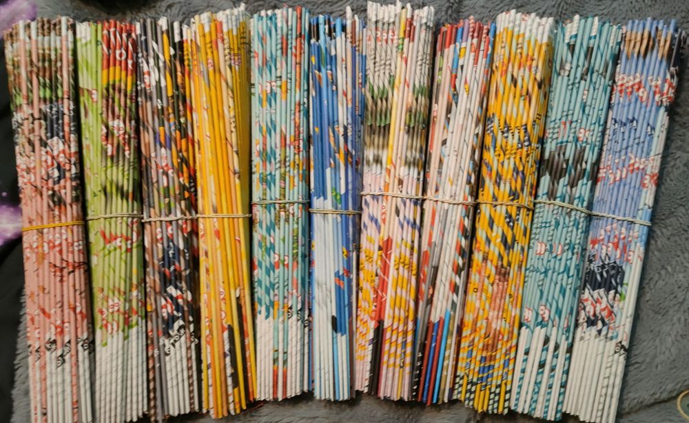 200 sztuk rurek z wikliny papierowej