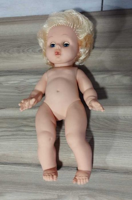 Stara duża lalka gumowa 42 cm