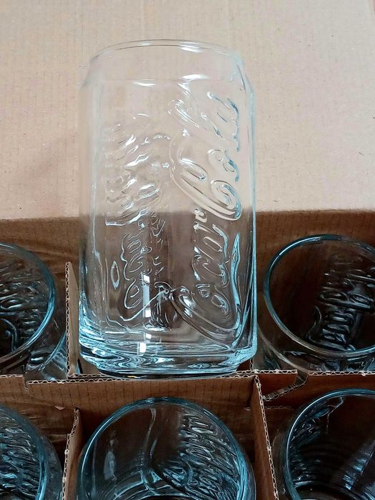 Склянки Coca Cola  банка на подарунок стакани кока кола 6шт набір