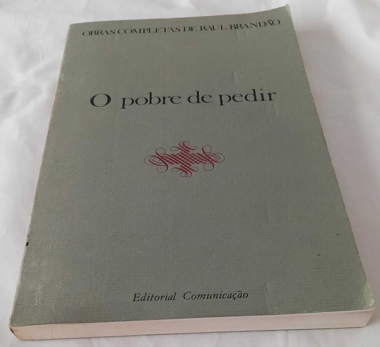 1a Edição (1984) Livro O Pobre de Pedir de Raul Brandão [Portes Incluídos]