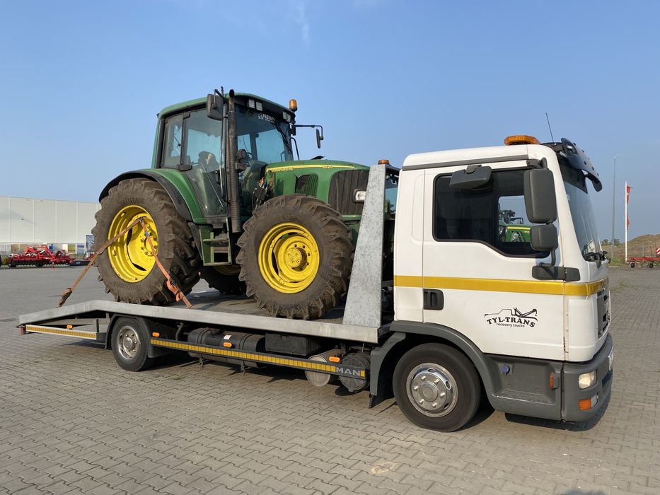 Usługi transportowe maszyn rolniczych i budowlanych laweta transport