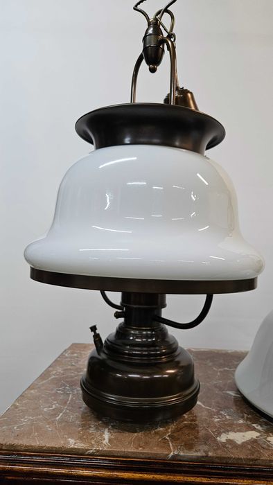 Stary ładny komplet lampy aukcja 6 szt .
