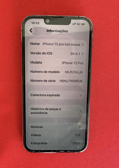 Iphone 13 pro 128GB desbloqueado