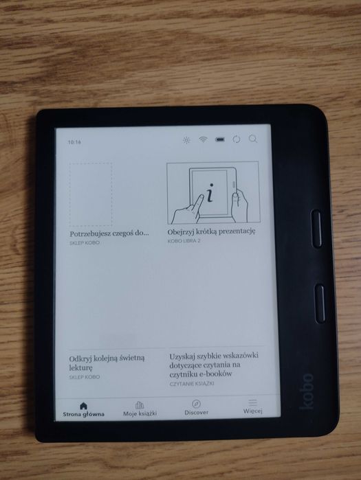 （不定期セール）Kobo Libra 2(black) Czytnik e-book Kobo Libra 2 Czarny 7 (N418KUBKKEP) - Opinie