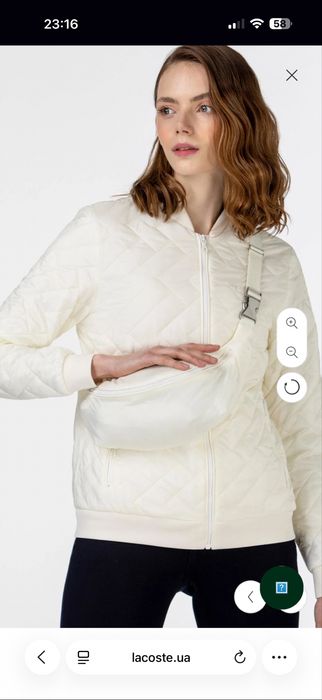Куртка з сумочкою Lacoste   S-M .