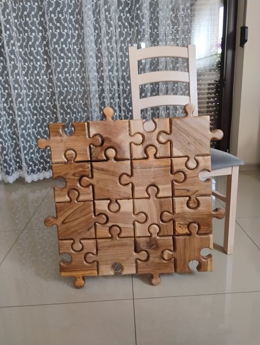 Dekoracyjny obraz-puzzle z podświetleniem LED