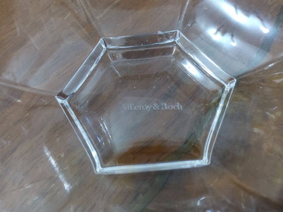 AÇUCAREIRO em CRISTAL da VILLEROY & Boch , impecavel , vintage