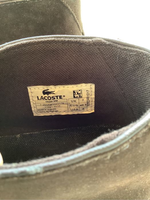 Sapatos Lacoste Castanhos