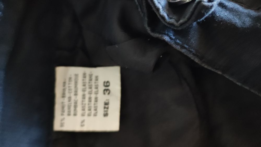 Spodnie rybaczki czarne xxxl