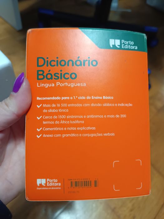 Dicionário básico 1°ciclo português